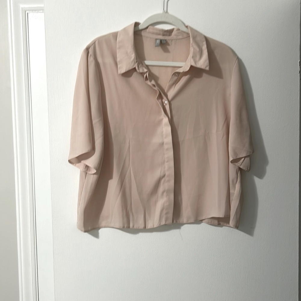 ASOS cropped buttondown